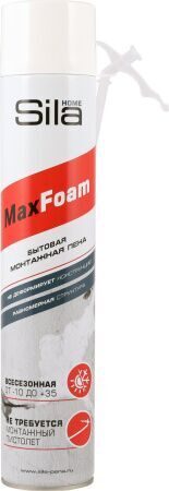 SILA HOME MAX FOAM, пена монтажная всесезонная, 750 мл (1 кор. - 12 шт.)